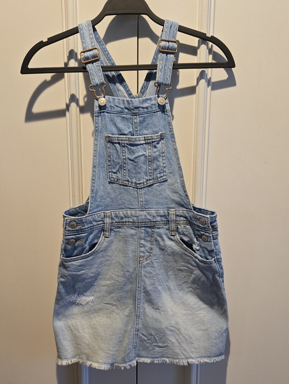 Cat & Jack Light Blue Denim Overall Skirt